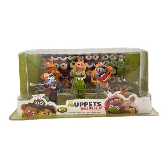 Disney Store Muppets Most Wanted Figure Playset Kermit Miss Piggy Gonzo Fozzie - Picture 6 of 6